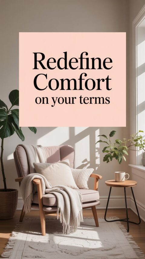 Peaceful home corner showing personal comfort and calm everyday living