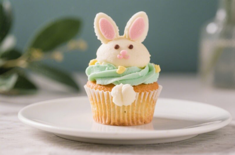 Easter Bunny Butt Cupcakes