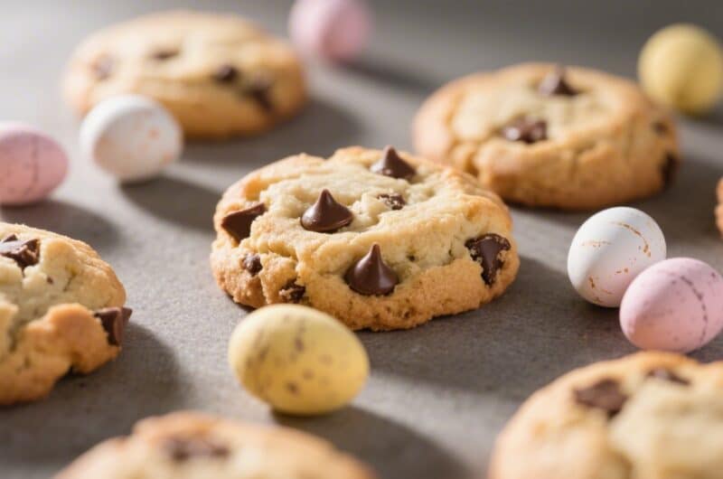 Mini Egg Chocolate Chip Cookies