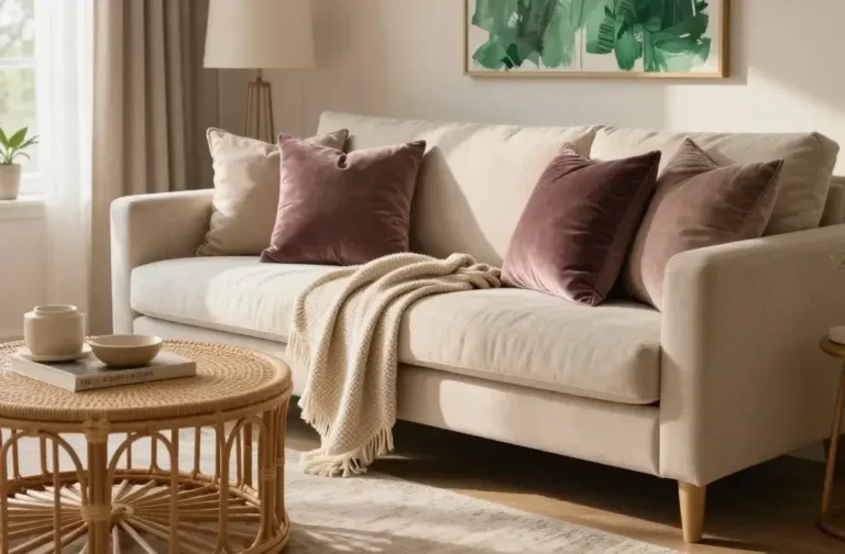 8 Feminine Living Room Decor Ideas for an Elegant and Cozy Space: Cozy Glow Edition