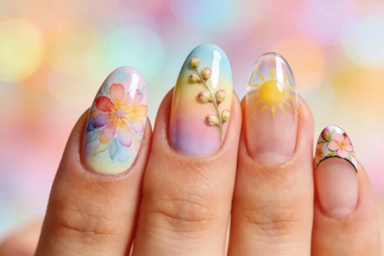 10 Fun Flower Nail Designs for Spring: Fresh Picks