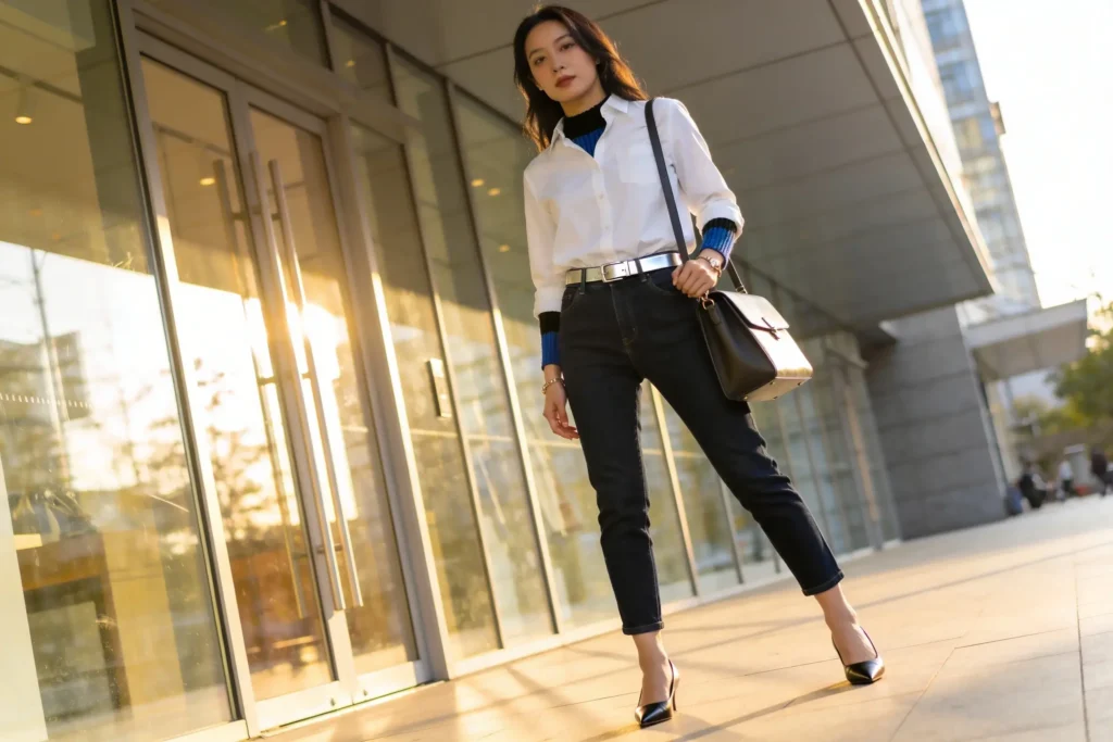 10 Black and Blue Jeans Outfits That Look Surprisingly Elegant: Chic Everyday Picks