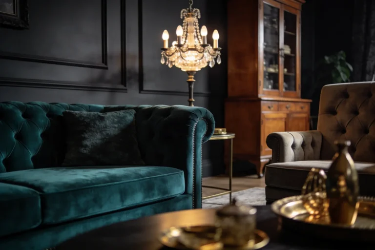 7 Dark Feminine Home Decor Ideas for a Moody and Sophisticated Style: Velvet & Velvet-Esque Glow