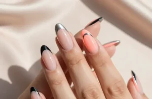 10 Summer French Tip Nail Designs with a Modern Twist: Summer Chic