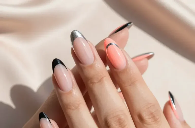 10 Summer French Tip Nail Designs with a Modern Twist: Summer Chic
