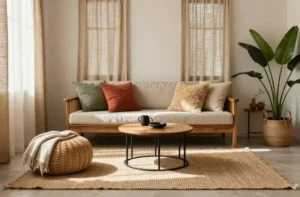 Earthy Boho Living Room Ideas