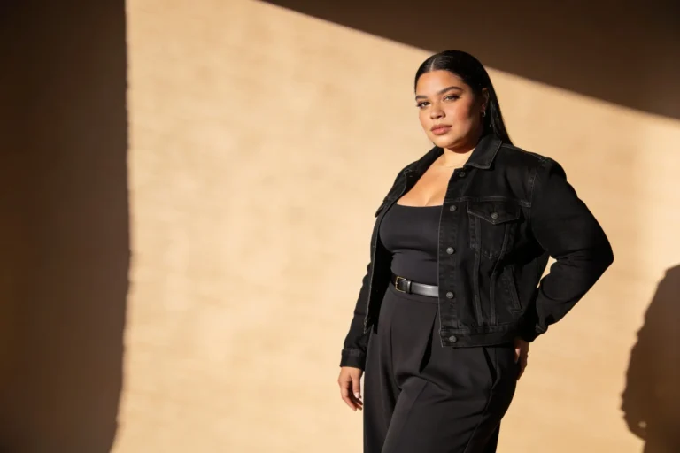 Plus Size Black Jean Jacket Outfits