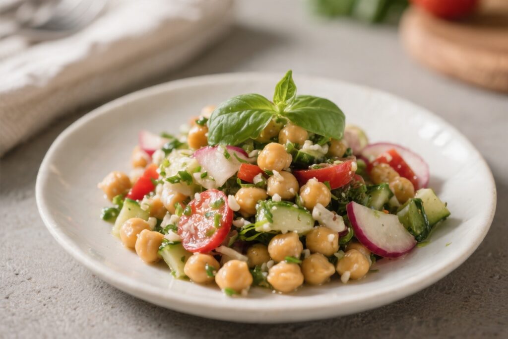 Mediterranean Chickpea Salad