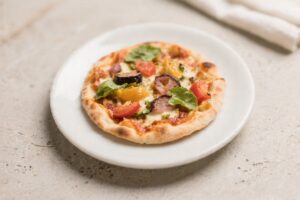 Mini Flatbread Pizzas With Summer Toppings for One