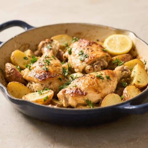 One Pot Lemon Herb Chicken and Potatoes