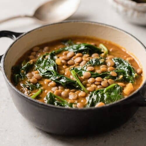 One Pot Spinach and Lentil Curry