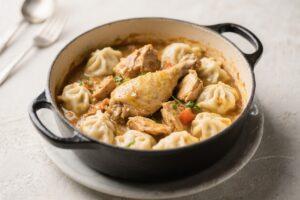 One Pot Chicken and Dumplings