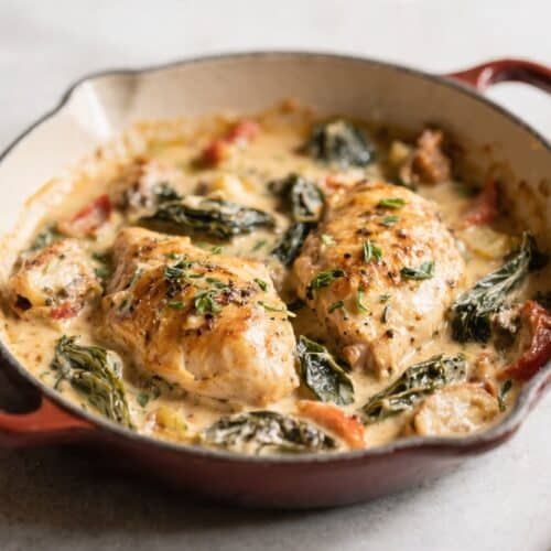 One Pot Creamy Tuscan Chicken