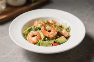 Zesty Shrimp & Avocado Salad Bowl for One