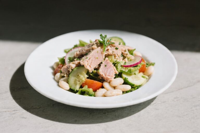 Tuna & White Bean Summer Salad for One